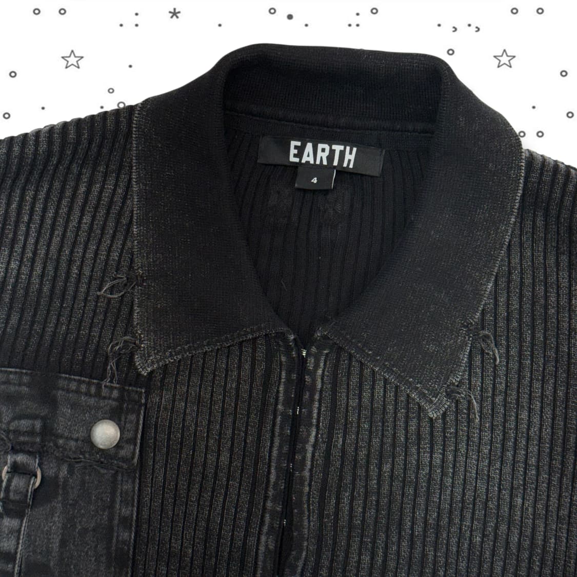 F BADBLOOD 배드블러드 디스트로이드 러스티 카고 가디건 상품이미지2