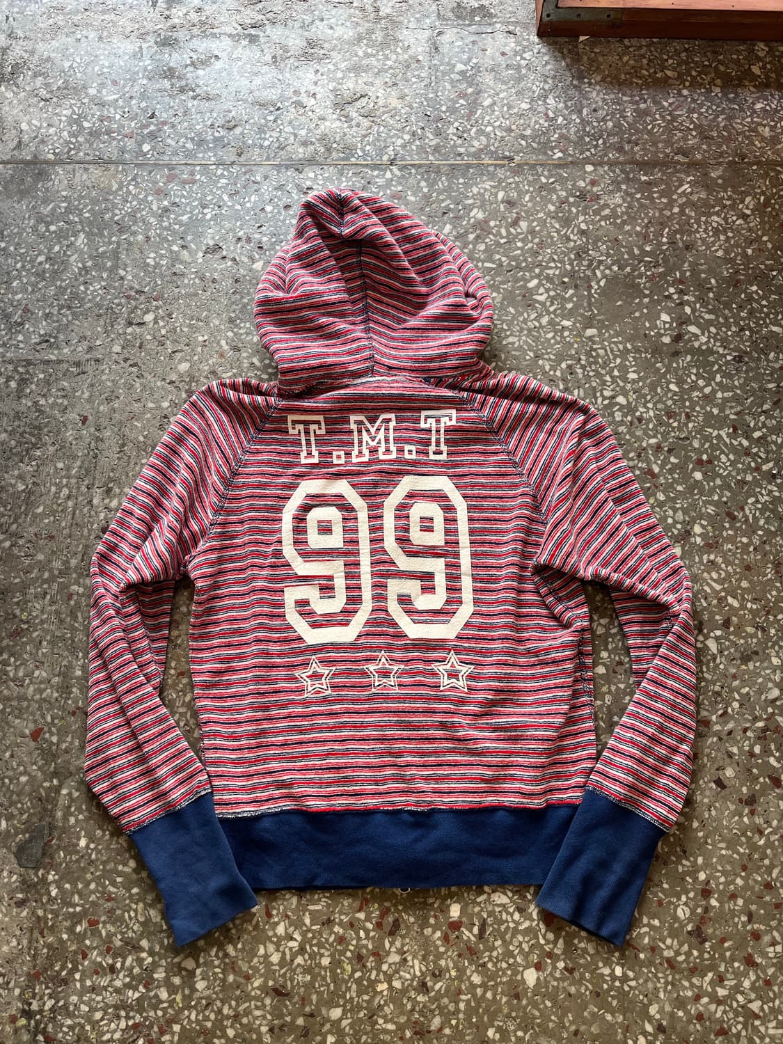 TMT 보더 2way 후드스웻집업 상품이미지4