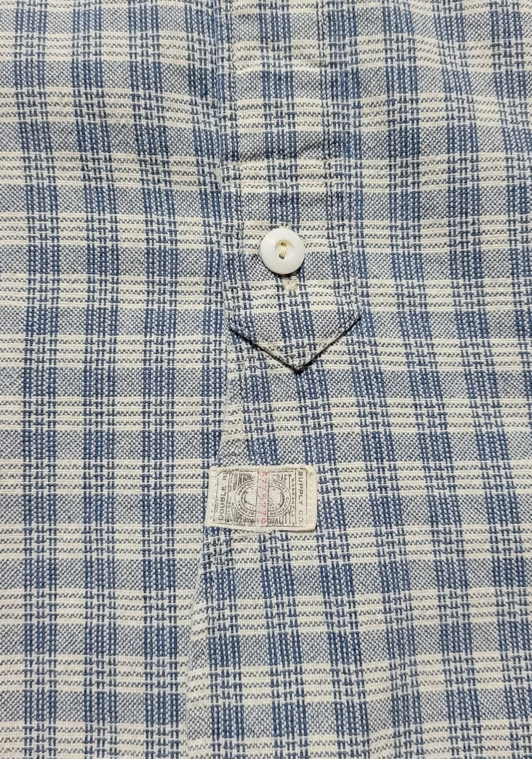 RRL 연블루 체크 남방 (XL) 상품이미지7