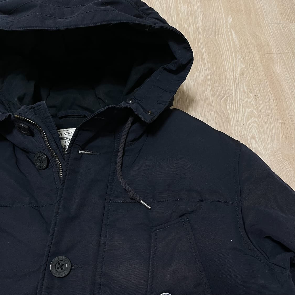 리바이스 구스다운 후드 야상패딩 파카 [네이비] M/95 상품이미지4