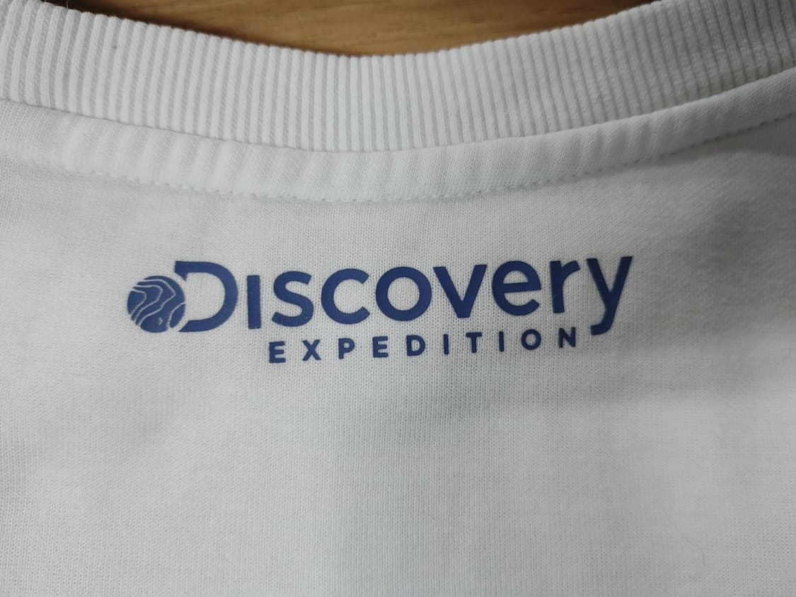 Discovery 디스커버리 화이트 실리콘로고 맨투맨 상품이미지7
