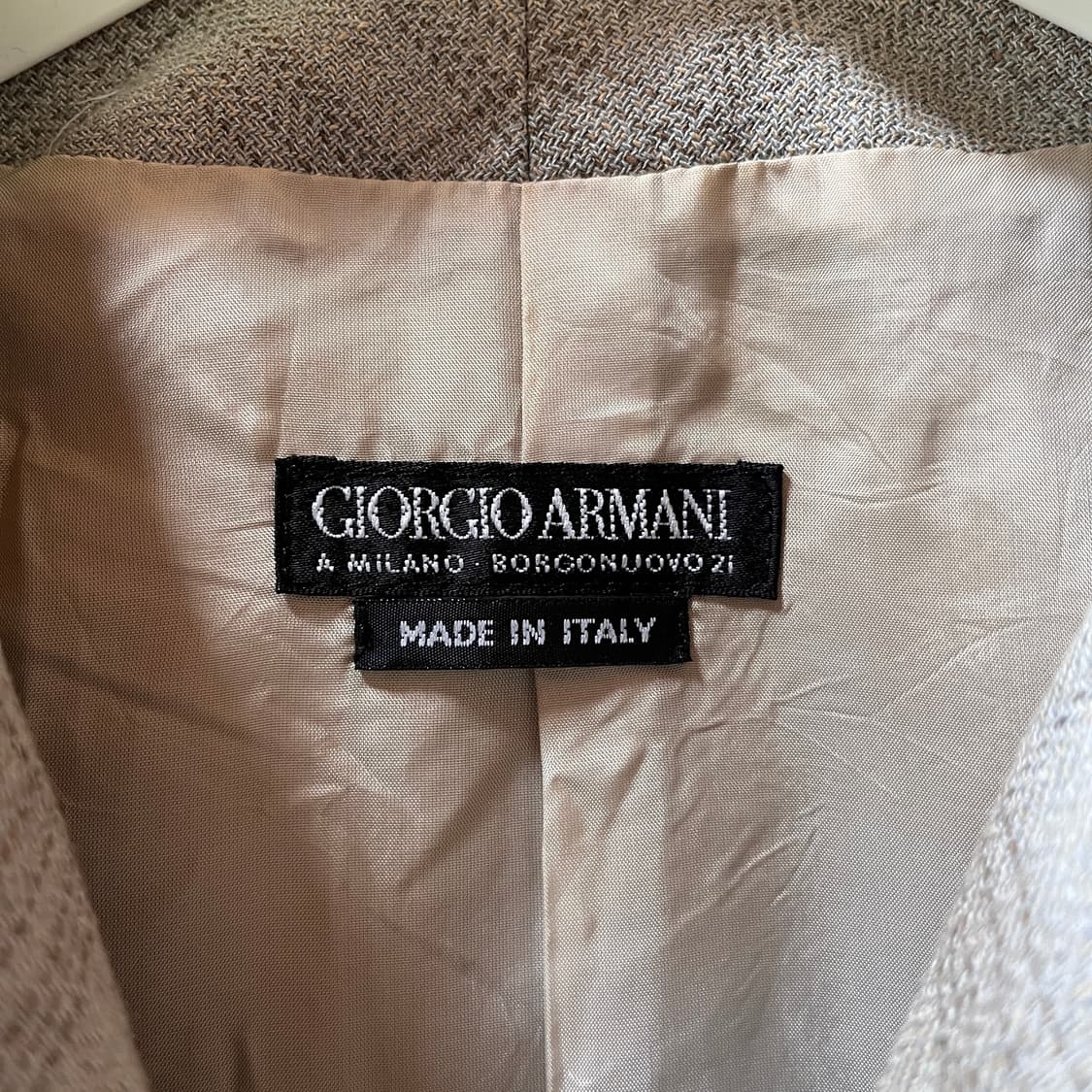 90s 조르지오 아르마니 S/S 테일러드 셋업 이테리 메이드 상품이미지6