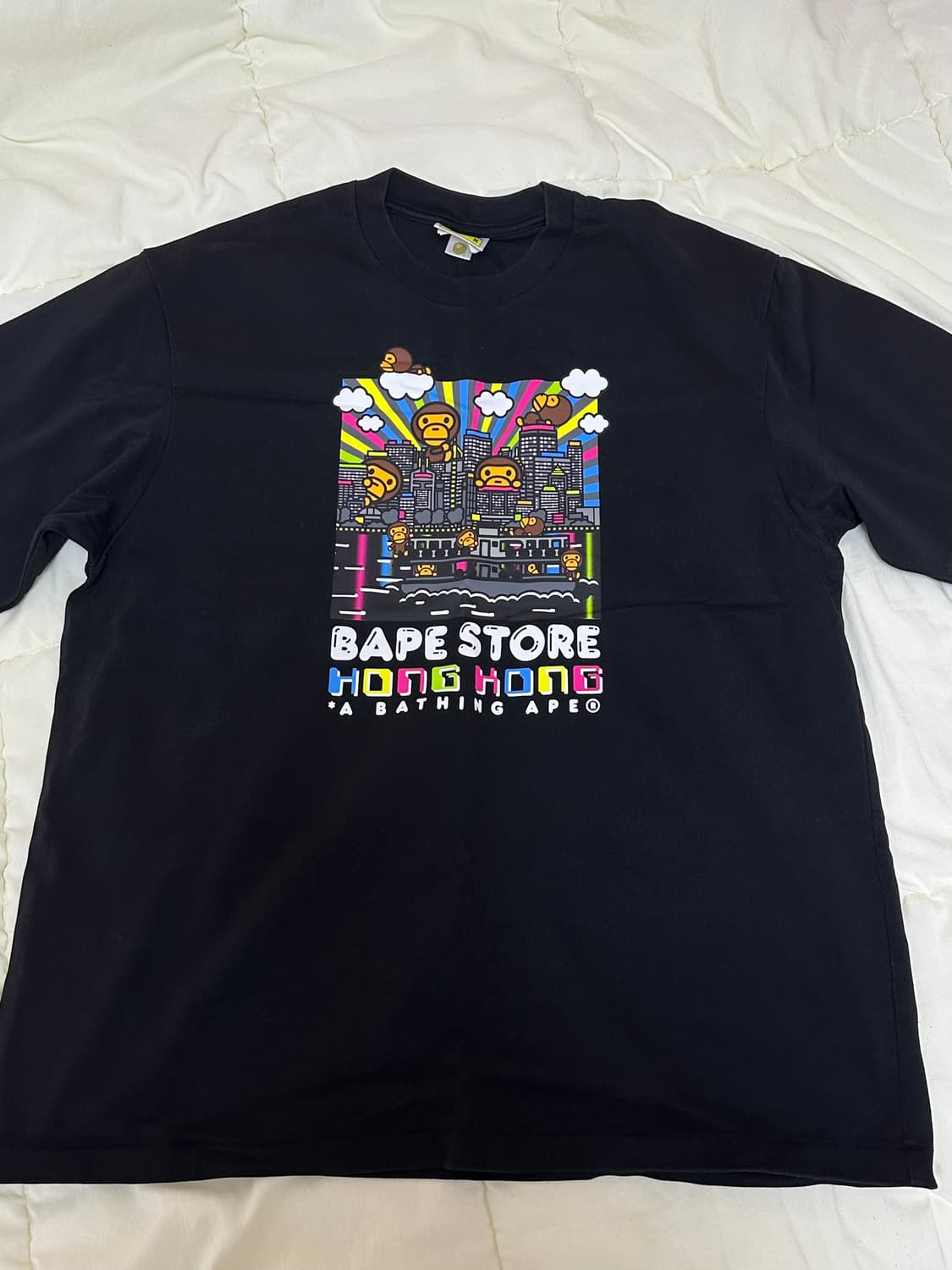 베이프 베이비마일로 홍콩 18주년 티셔츠 상품이미지1