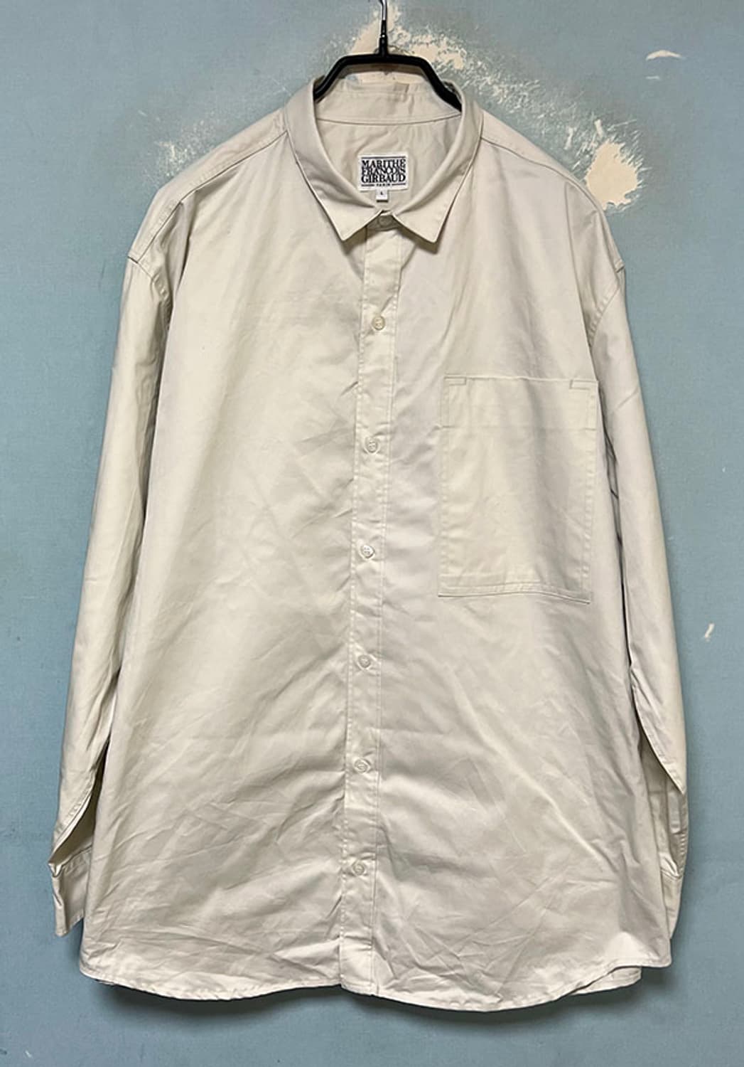 마리떼프랑소와저버 남자 오버셔츠 춘추 포켓 스트릿룩 L 100 상품이미지1