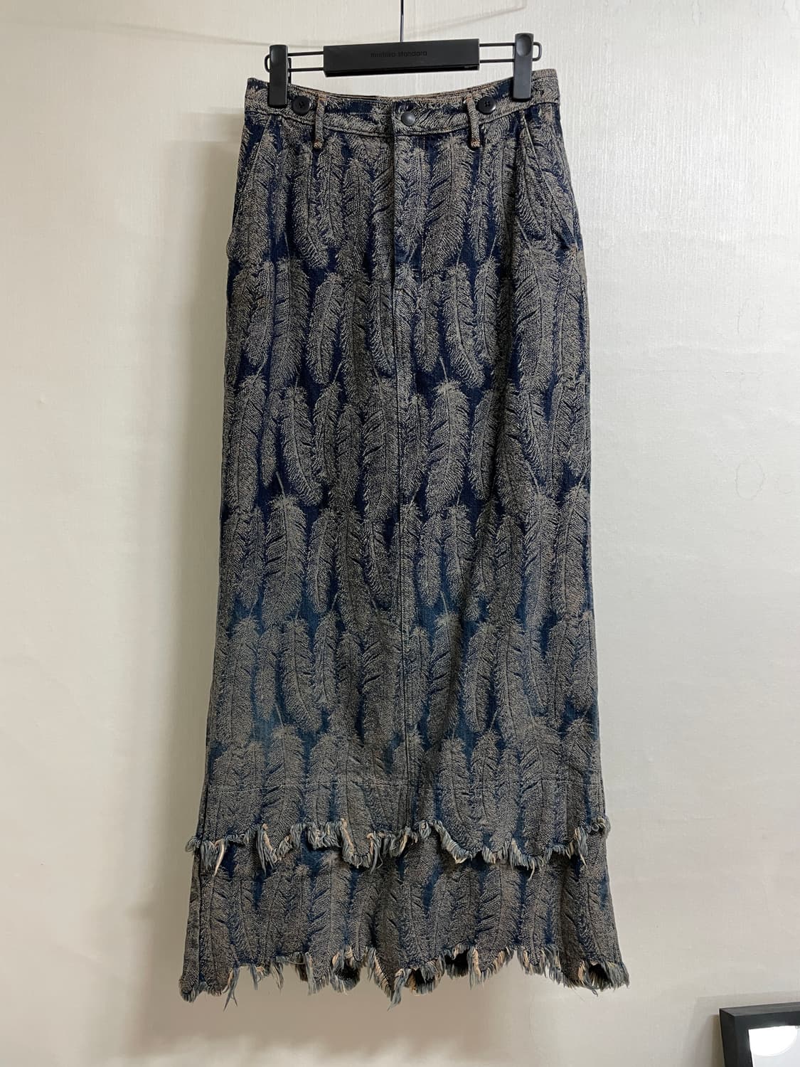 캐피탈 12oz 깃털 데님 멜빵 스커트 KAPITAL 상품이미지4