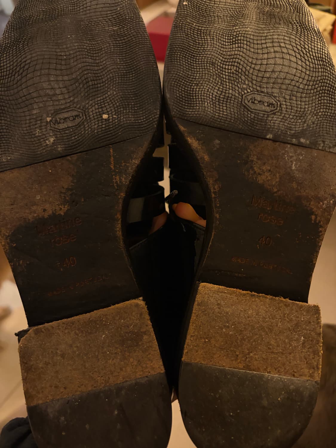 마틴로즈 컷아웃더비 유광 40사이즈 상품이미지3