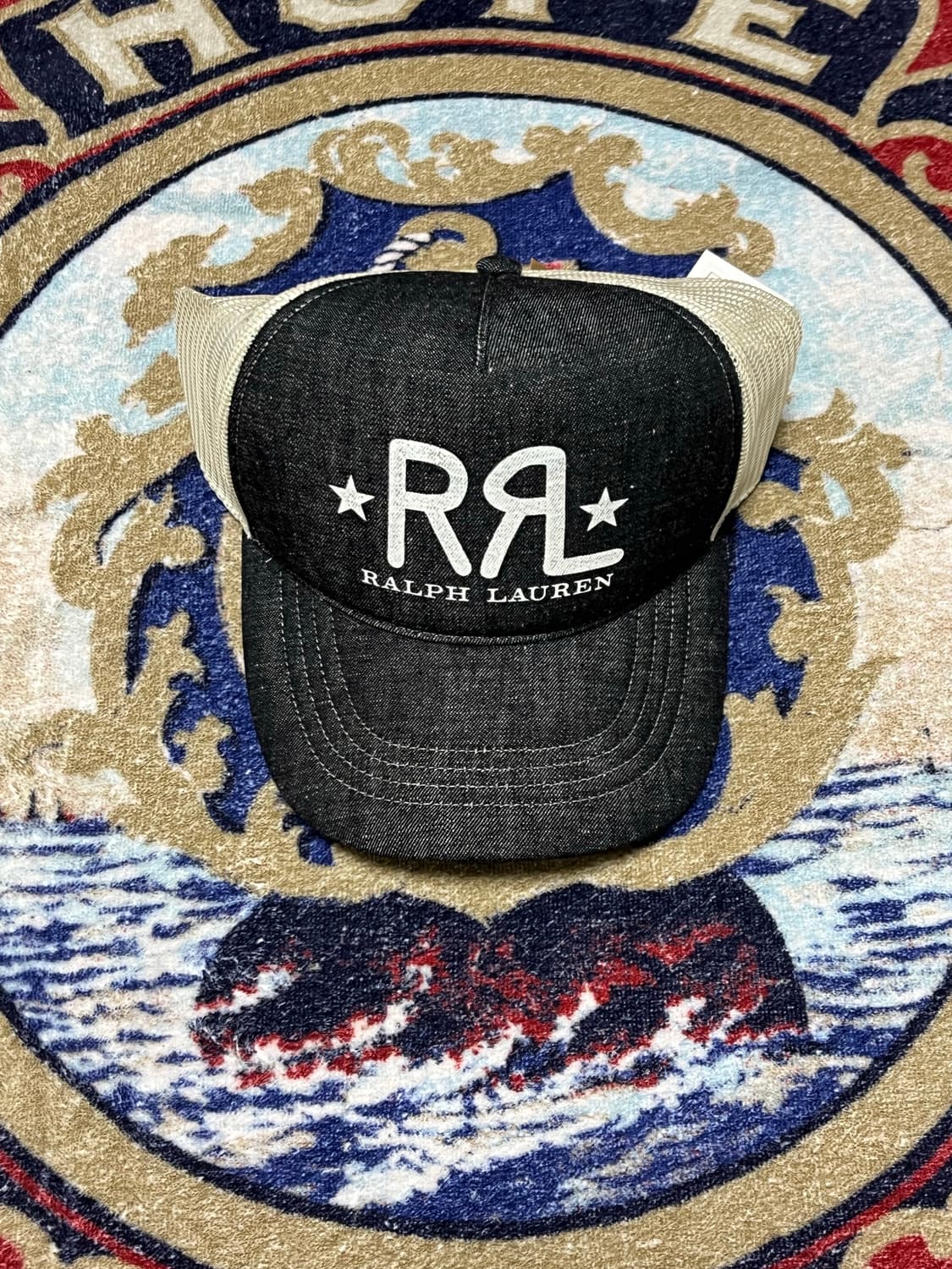 RRL 랜치 로고 데님 트러커 캡 상품이미지2