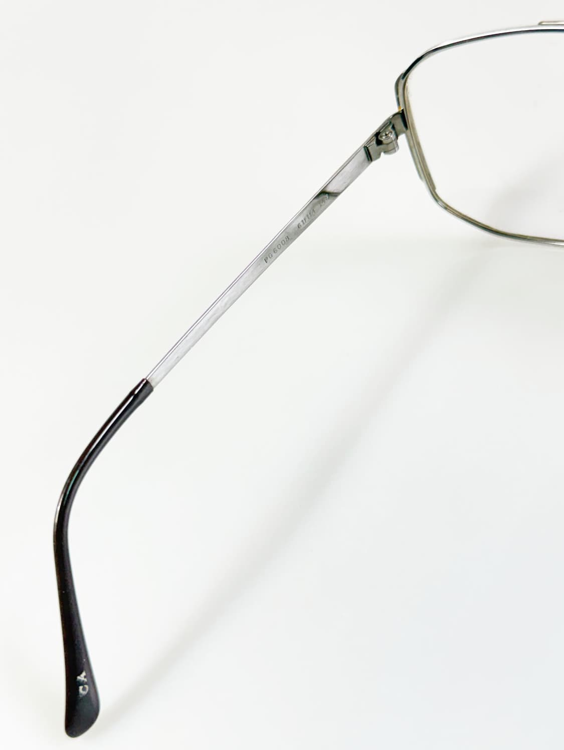 90s PAOLO GUCCI 실버 골드 티타늄 보잉 스퀘어 빈티지 안경 상품이미지7
