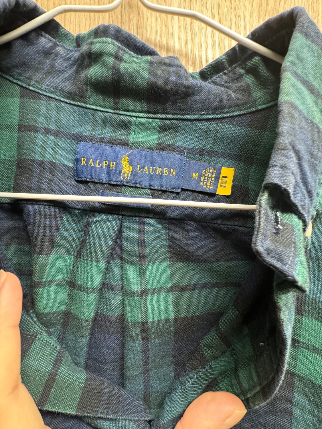 폴로 체크 패턴 셔츠 상품이미지3