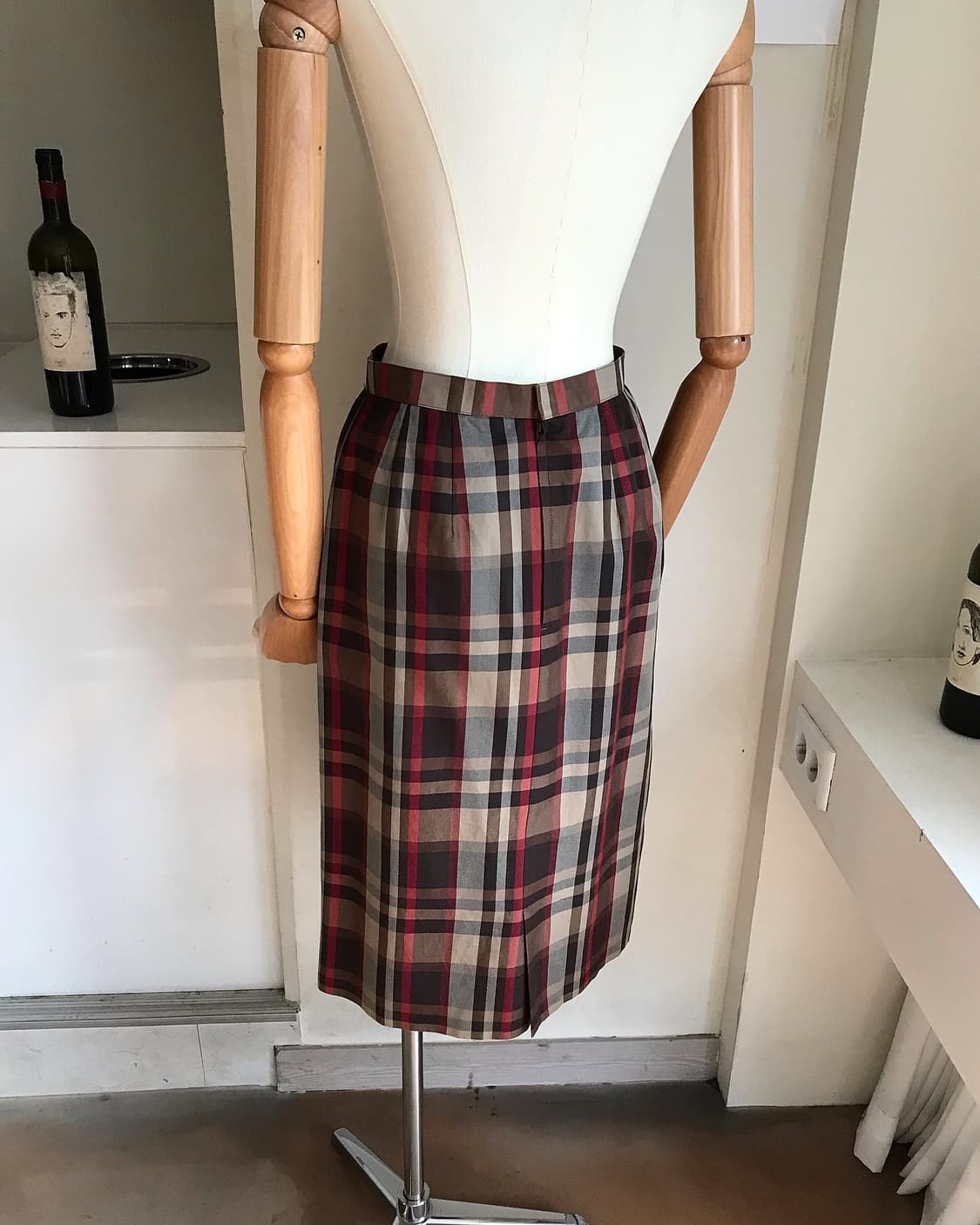 버버리 체크 스커트 치마 상품이미지8