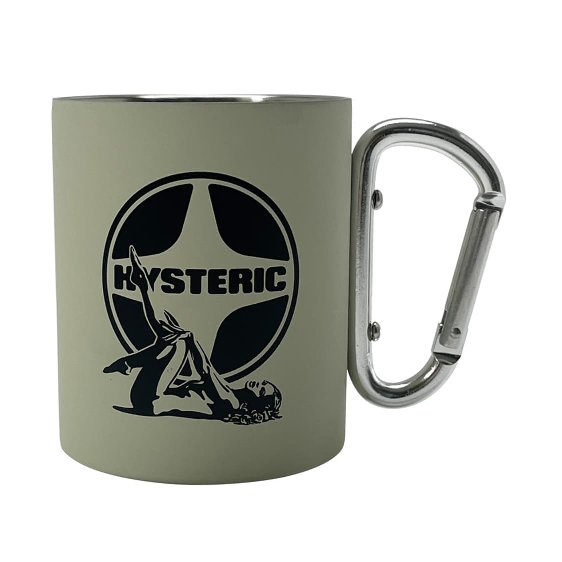 히스테릭글래머 카라비너 캠핑컵 아이보리 상품이미지1