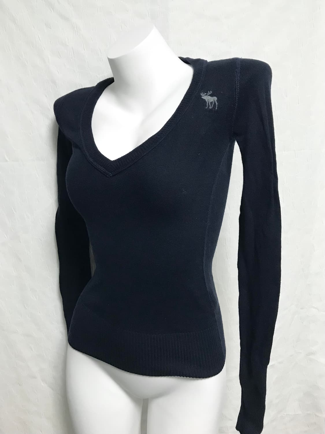 빈티지 아베크롬비 핀터깔 딱붙핏 니트 롱슬리브 탑 상품이미지1