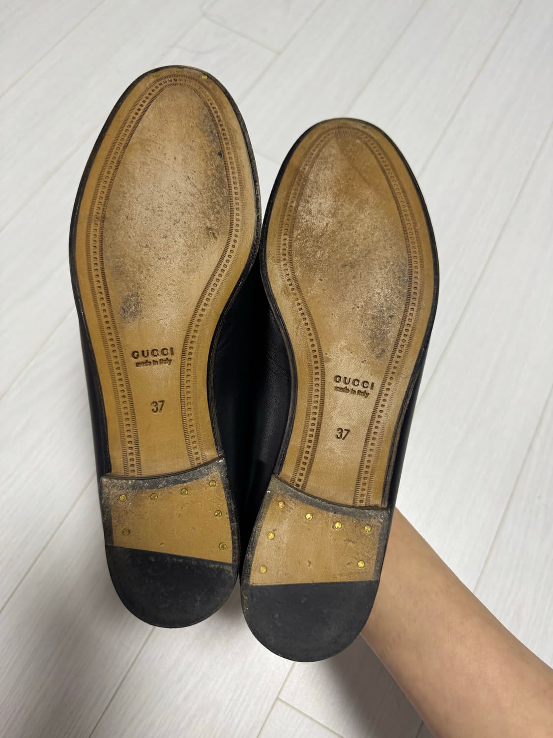 구찌 홀스빗 로퍼 블랙 37 상품이미지6