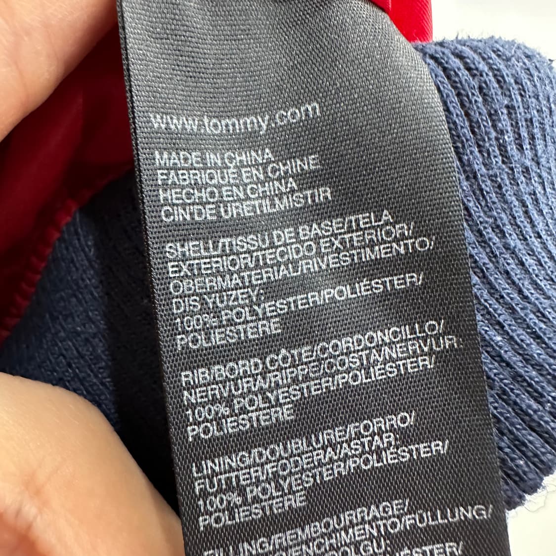 90 타미힐피거 여자 누빔 패딩 자켓 상품이미지4