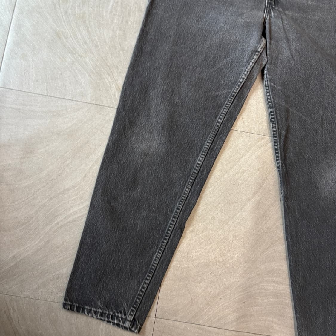 90년 미국 생산 리바이스 550 데님 블랙탭 팬츠 바지 상품이미지2
