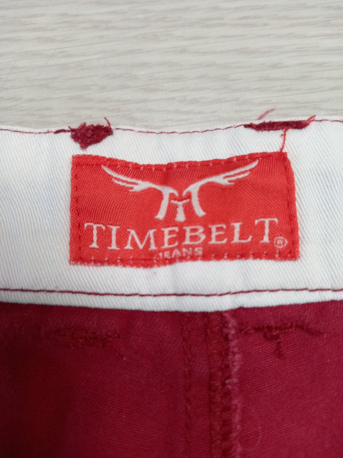 36 TIMEBELT 면 반바지 버건디 36-447 상품이미지4