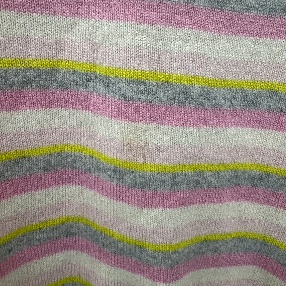 courreges 스트라이프 반팔 니트 여성XS 상품이미지3