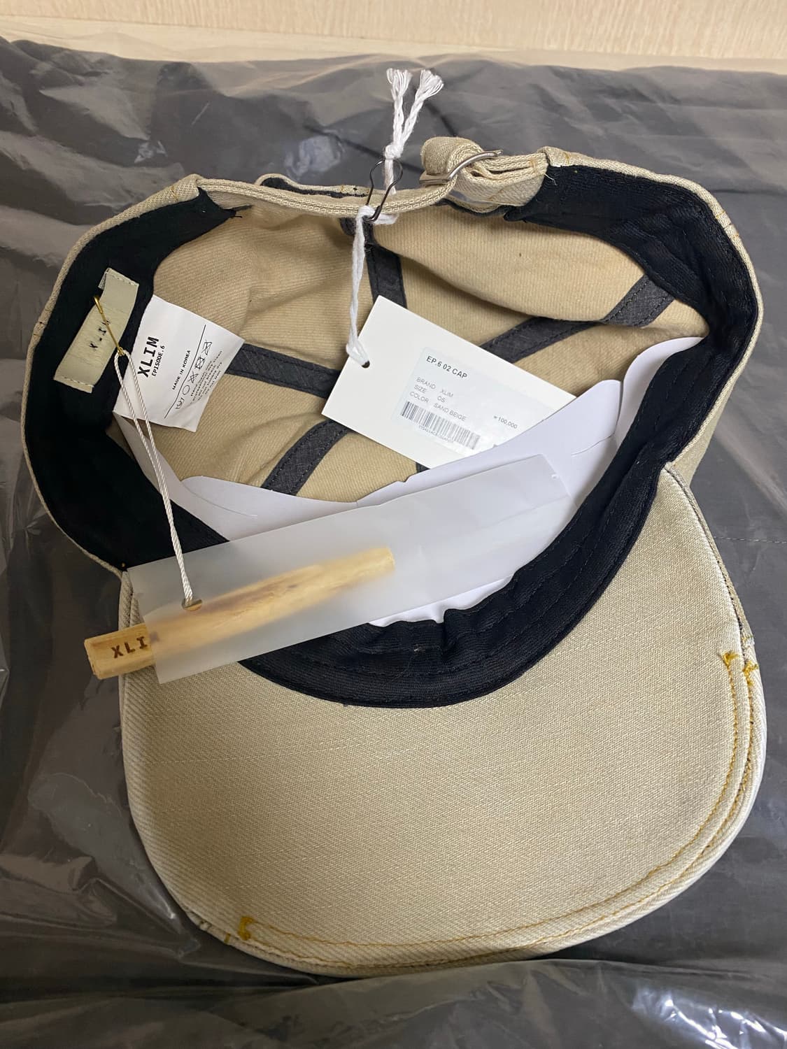 (새상품) xlim 엑슬림 ep6 볼캡 베이지 상품이미지5