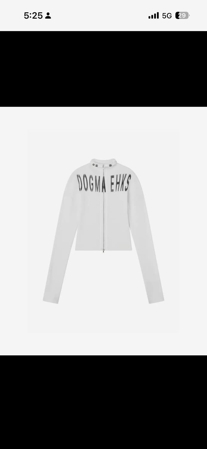 도그마엑스 BICYCLE TOP LONG SLEEVE WHITE 상품이미지2