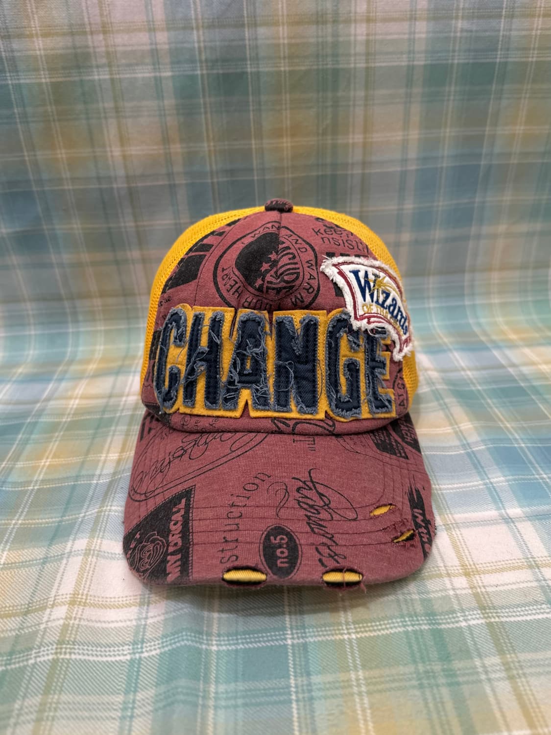 Damage Detail Mesh Ball Cap 상품이미지2