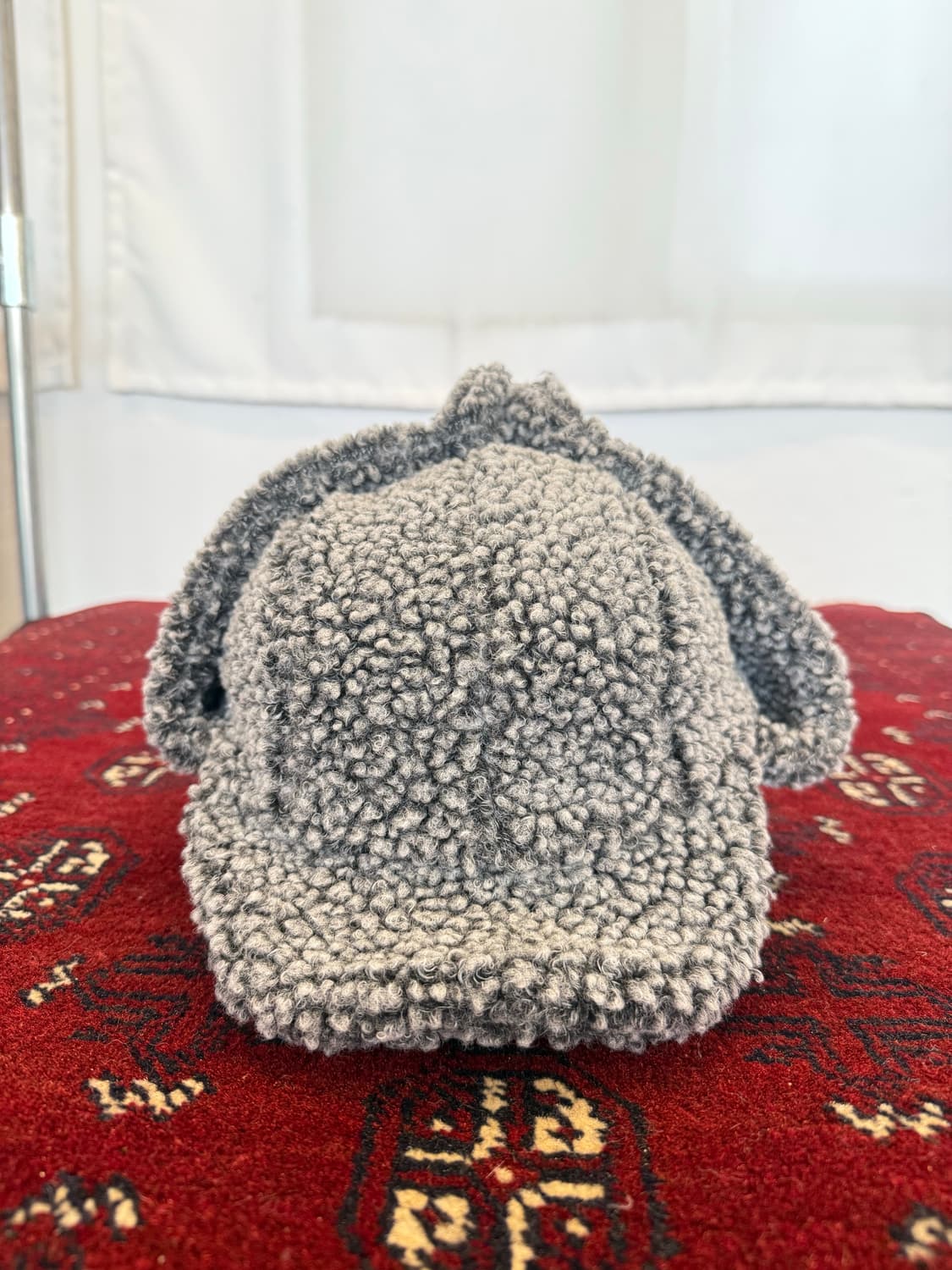 빈티지 뽀글이 이어플랩 캡 상품이미지2