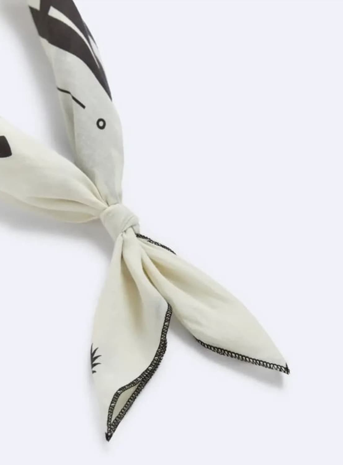 자라 앱스트랙트 프린트 반다나 상품이미지3