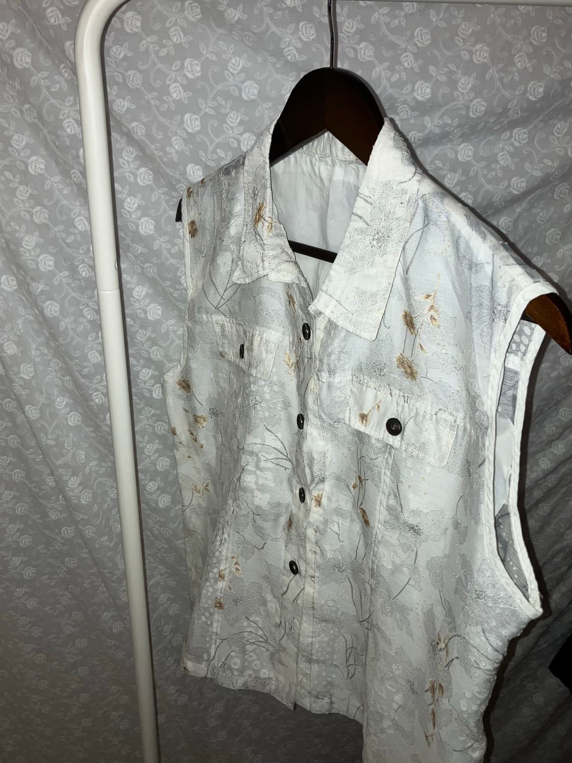 💌 Japanese oriental sleeveless blouse. 상품이미지2