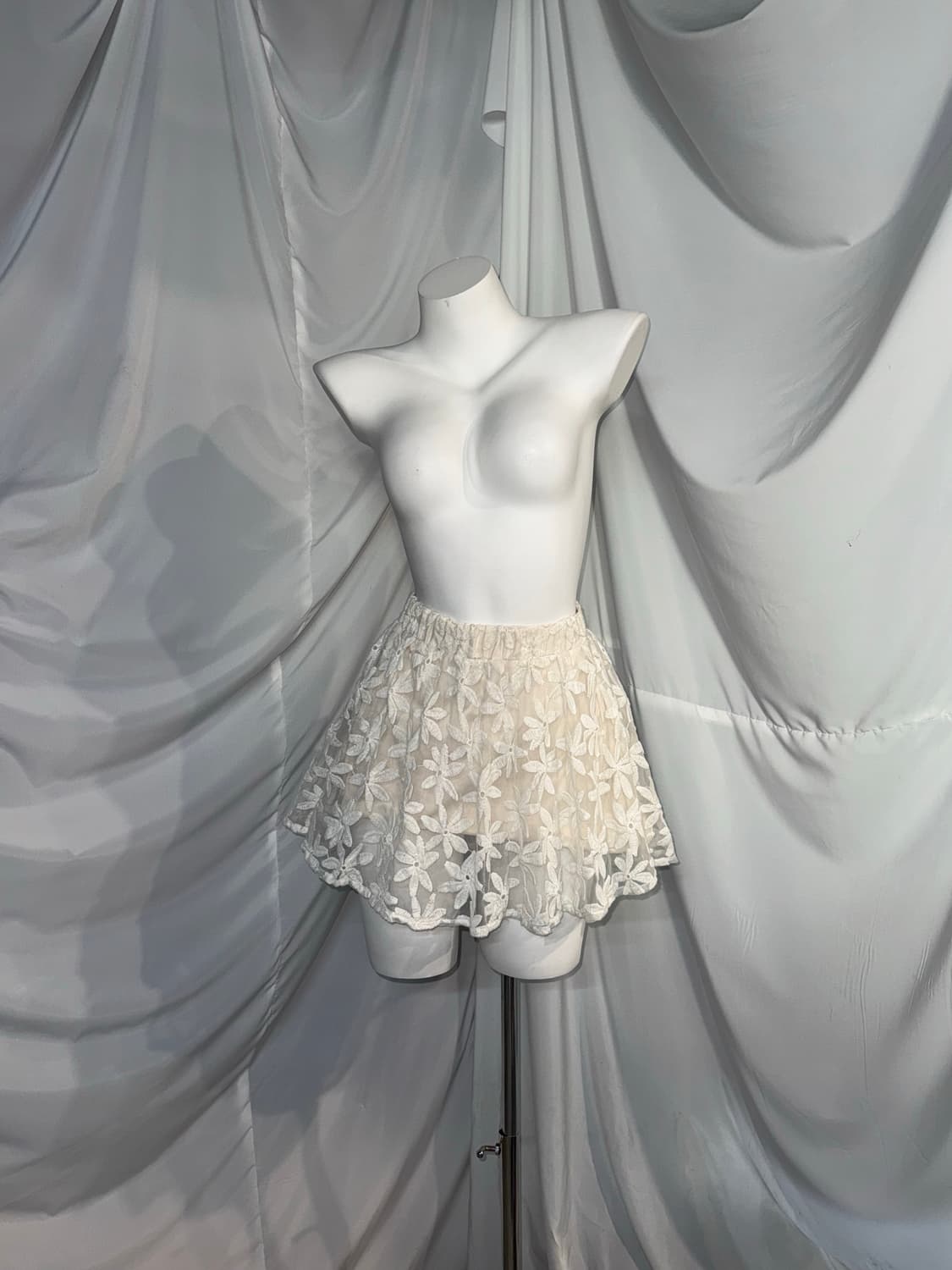 하치깔 러블리갸루 뮤트핑크 화이트 리즈리사깔 엑팜깔 폭닥 코디세트 상품이미지2