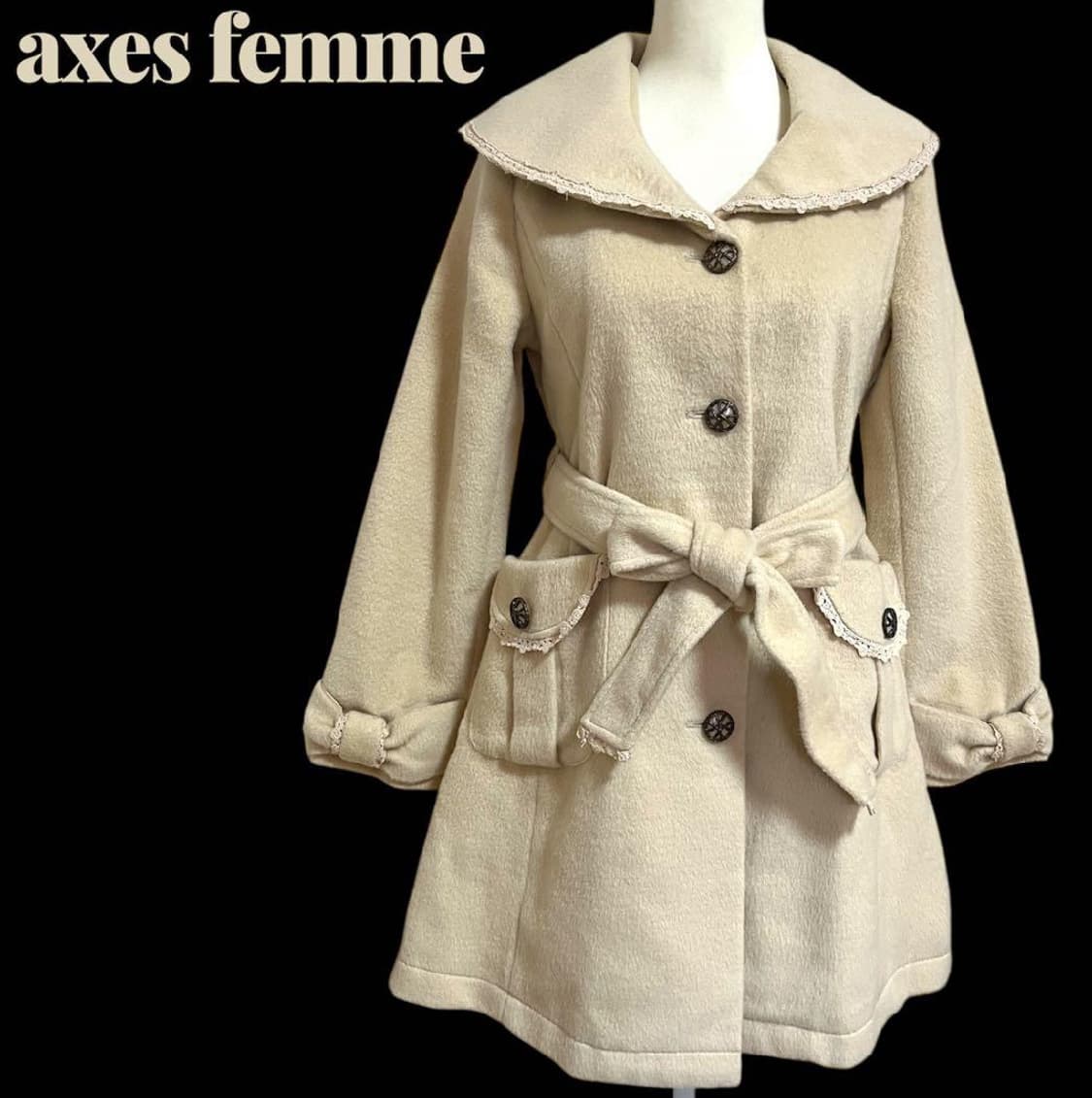 엑시즈팜 라떼갸루 히메갸루 코트 빈티지 리즈리사 메조피아노 상품이미지1