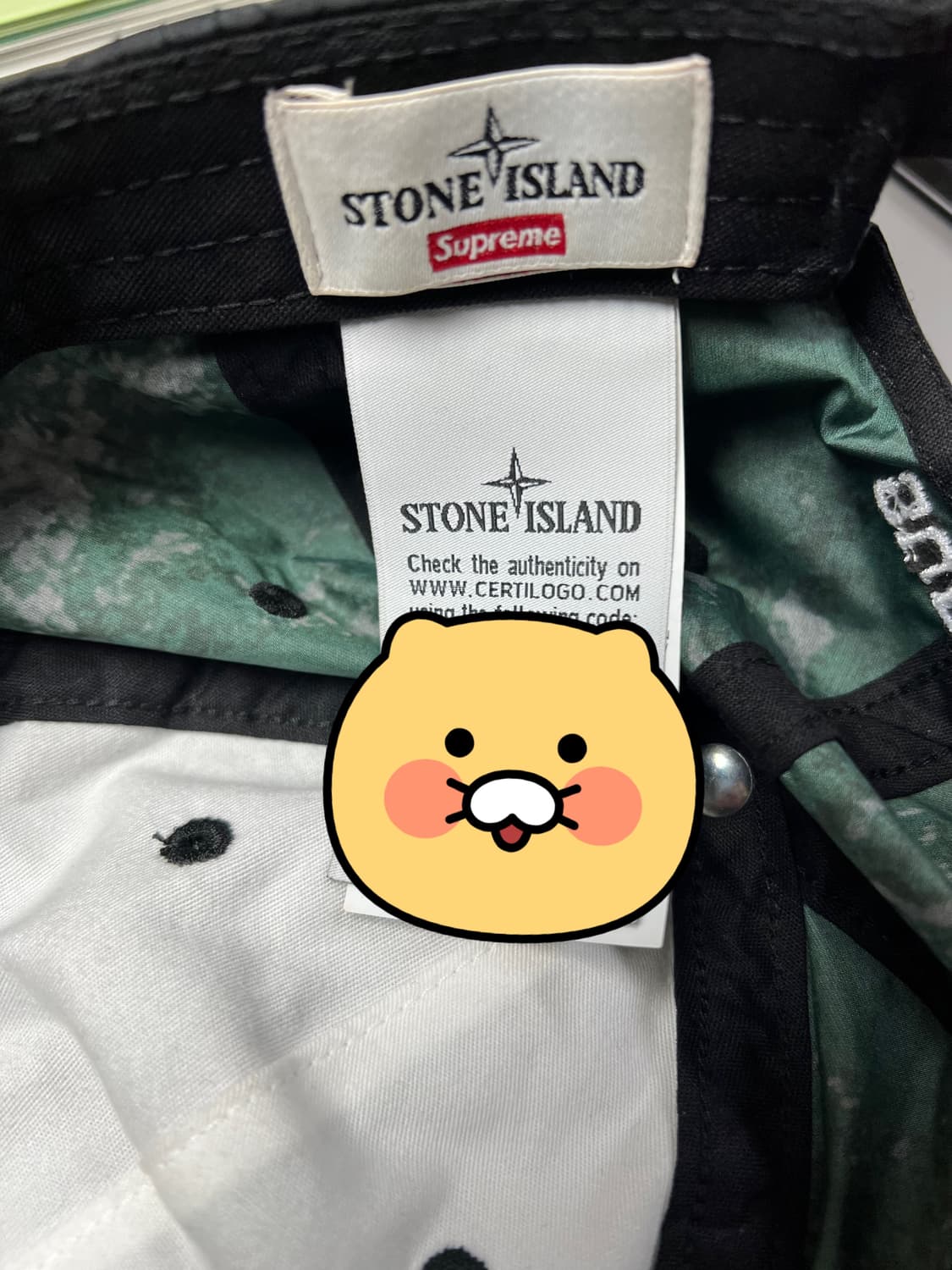 슈프림 스톤아일랜드 페인티드 나일론 볼캡 상품이미지7