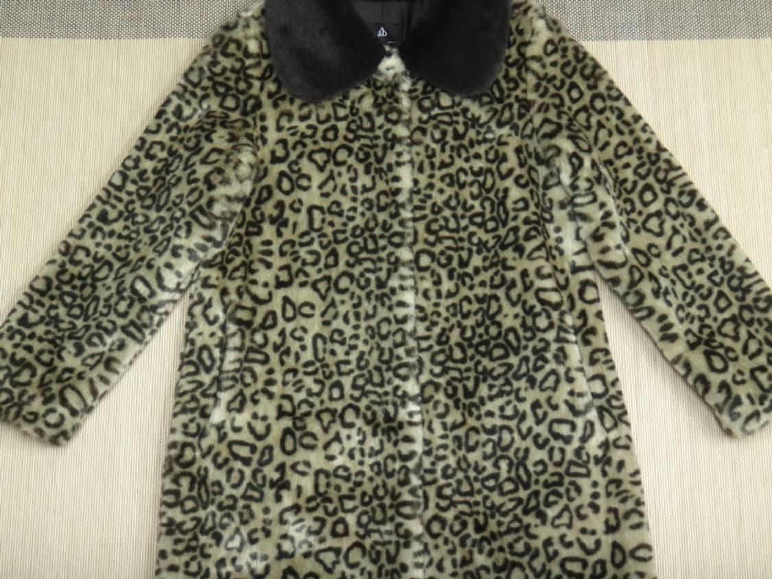 (66) 에이앤디 아뜰리에 표범무늬 인조 밍크 코트 상품이미지3