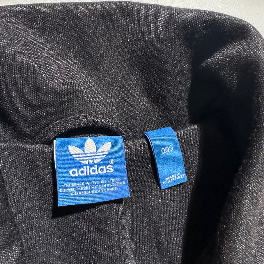 아디다스 로고 유로파 져지 트랙탑 자켓 블랙 상품이미지4