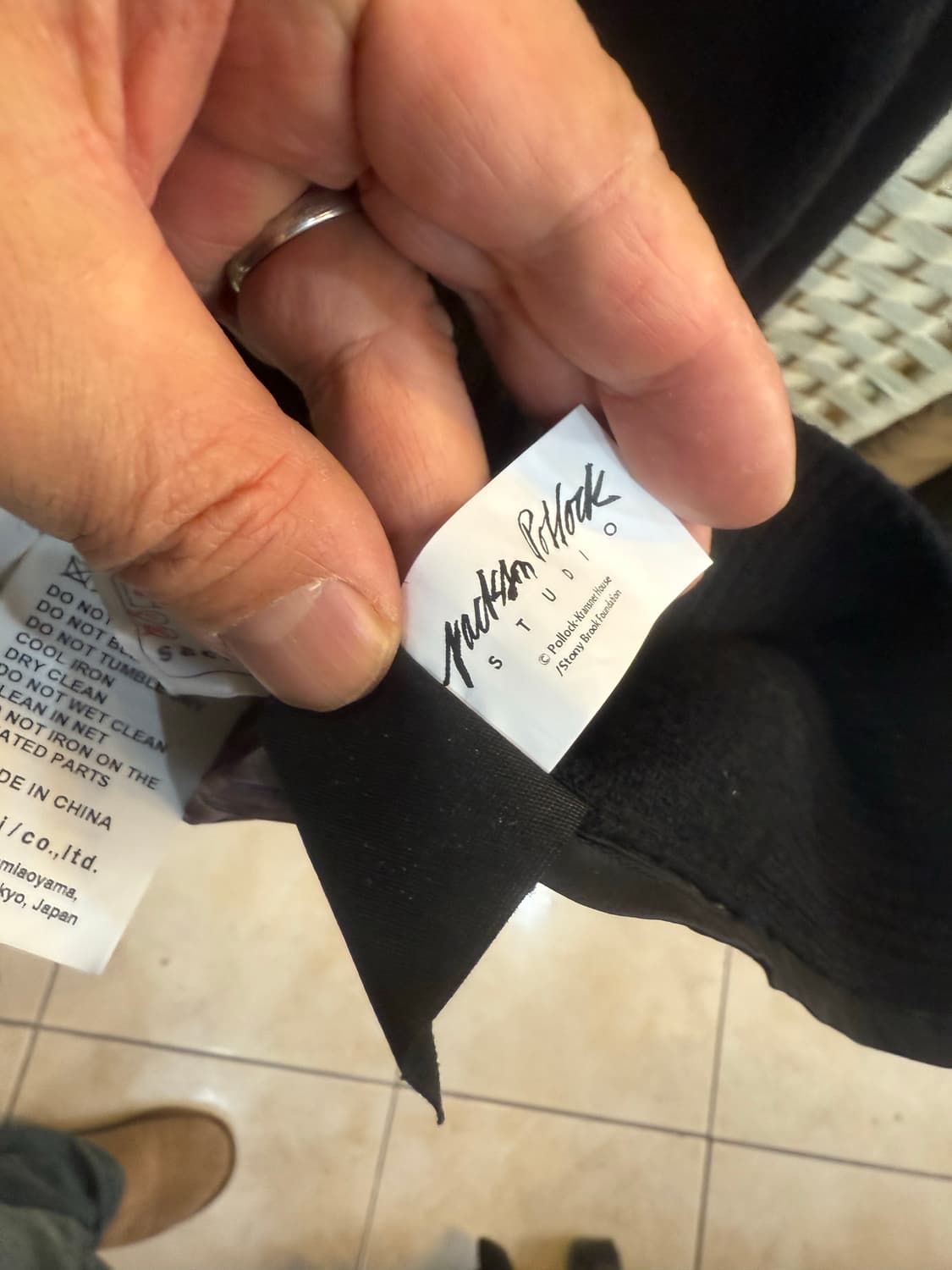 1/55-66 정품 사카이+잭슨폴록 터틀넥 니트 팝니다 상품이미지2