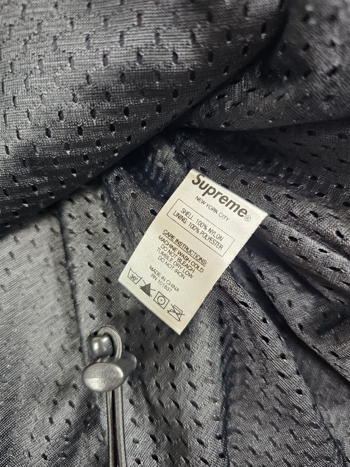 슈프림17ss체커드아노락 상품이미지3
