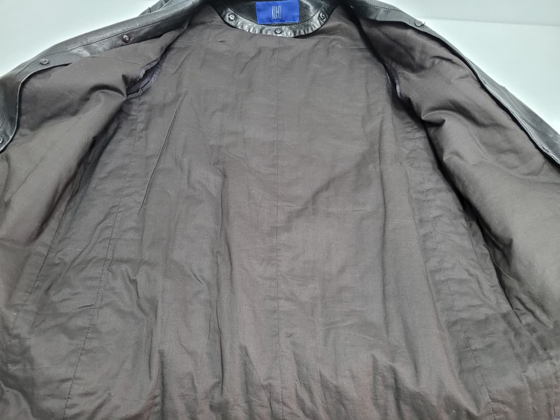 KUHO 구호 양가죽 롱자켓 레더 코트 / 여 85-94-160 
 상품이미지7