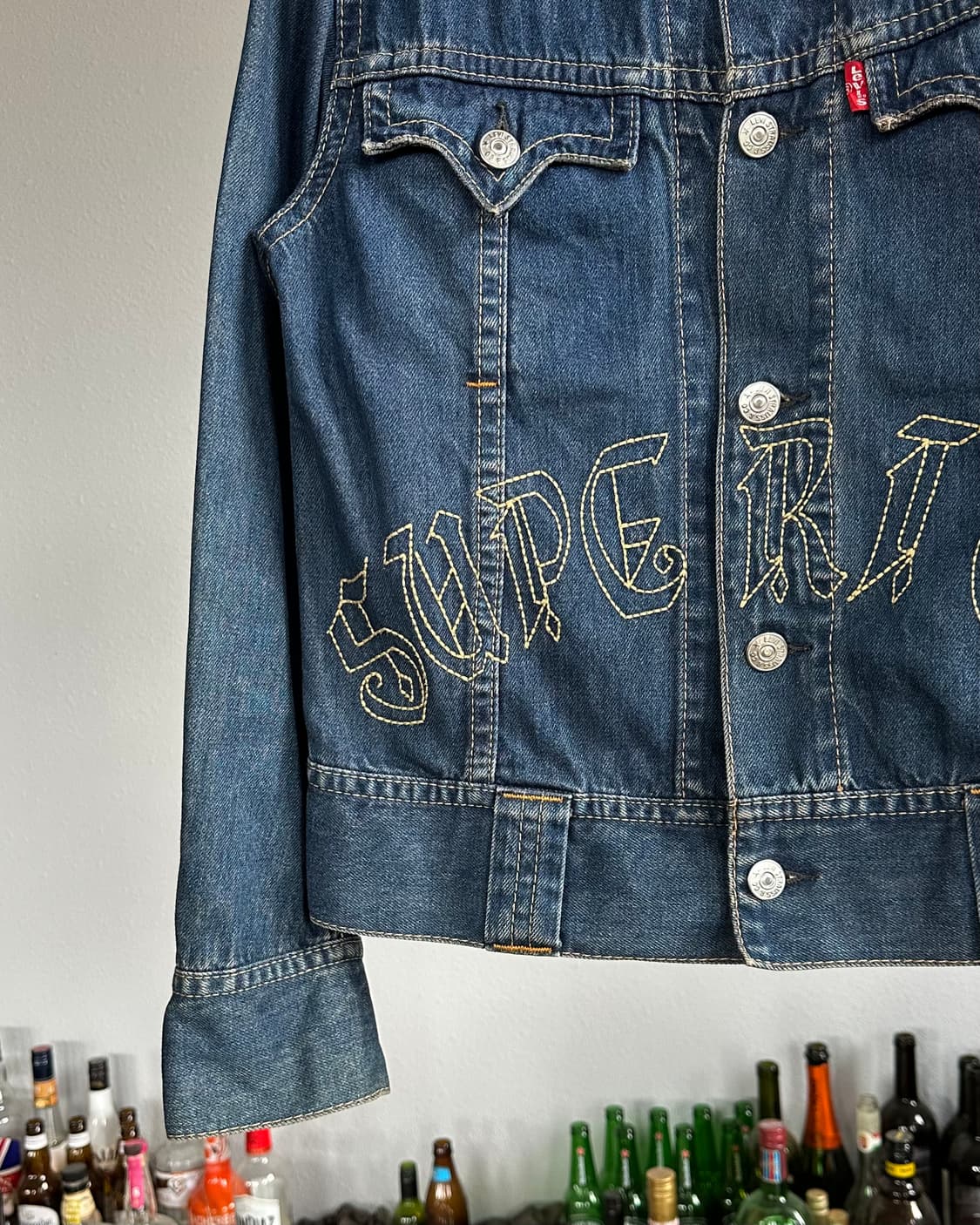 [L]리바이스 Levi's 타입원 자수 데님 트러커 자켓 상품이미지4