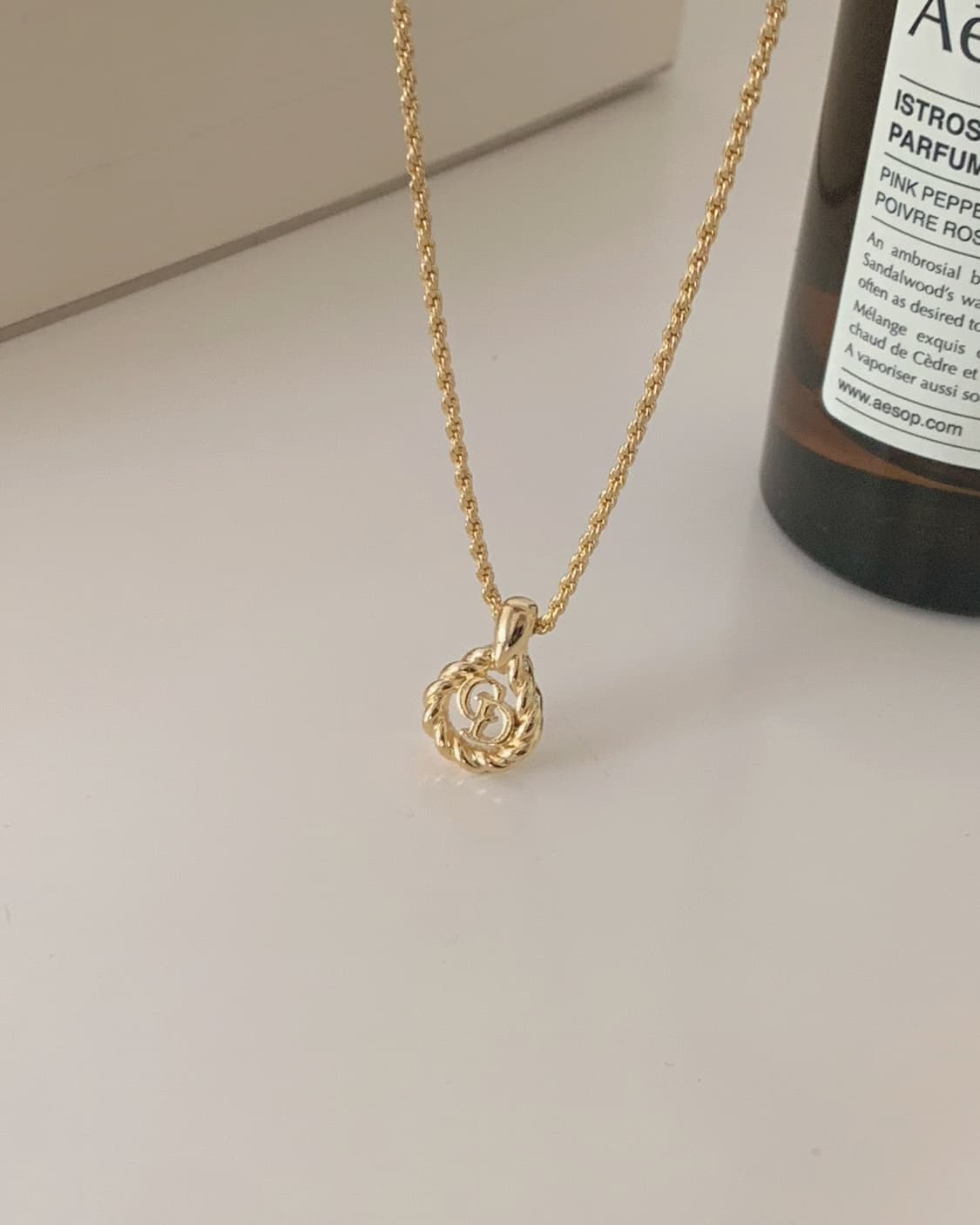 [ 디올 ] 빈티지 디올 로고 목걸이 상품이미지7