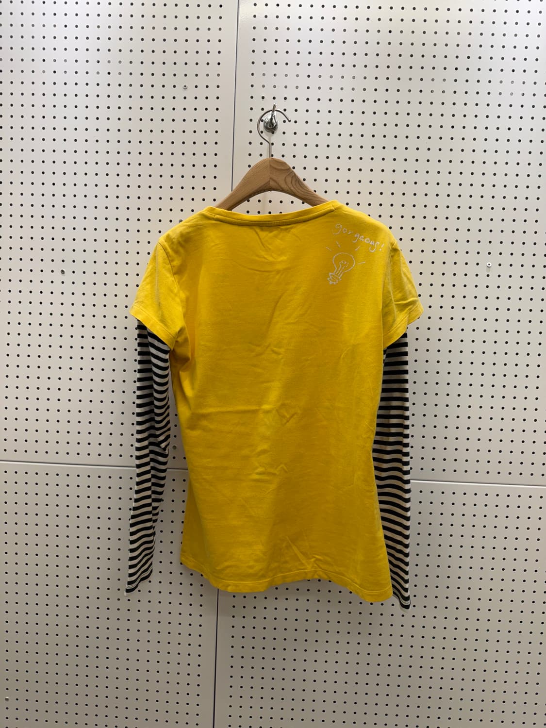 컨버스 스트라이프 레이어드 긴팔 티셔츠 U1416 상품이미지3