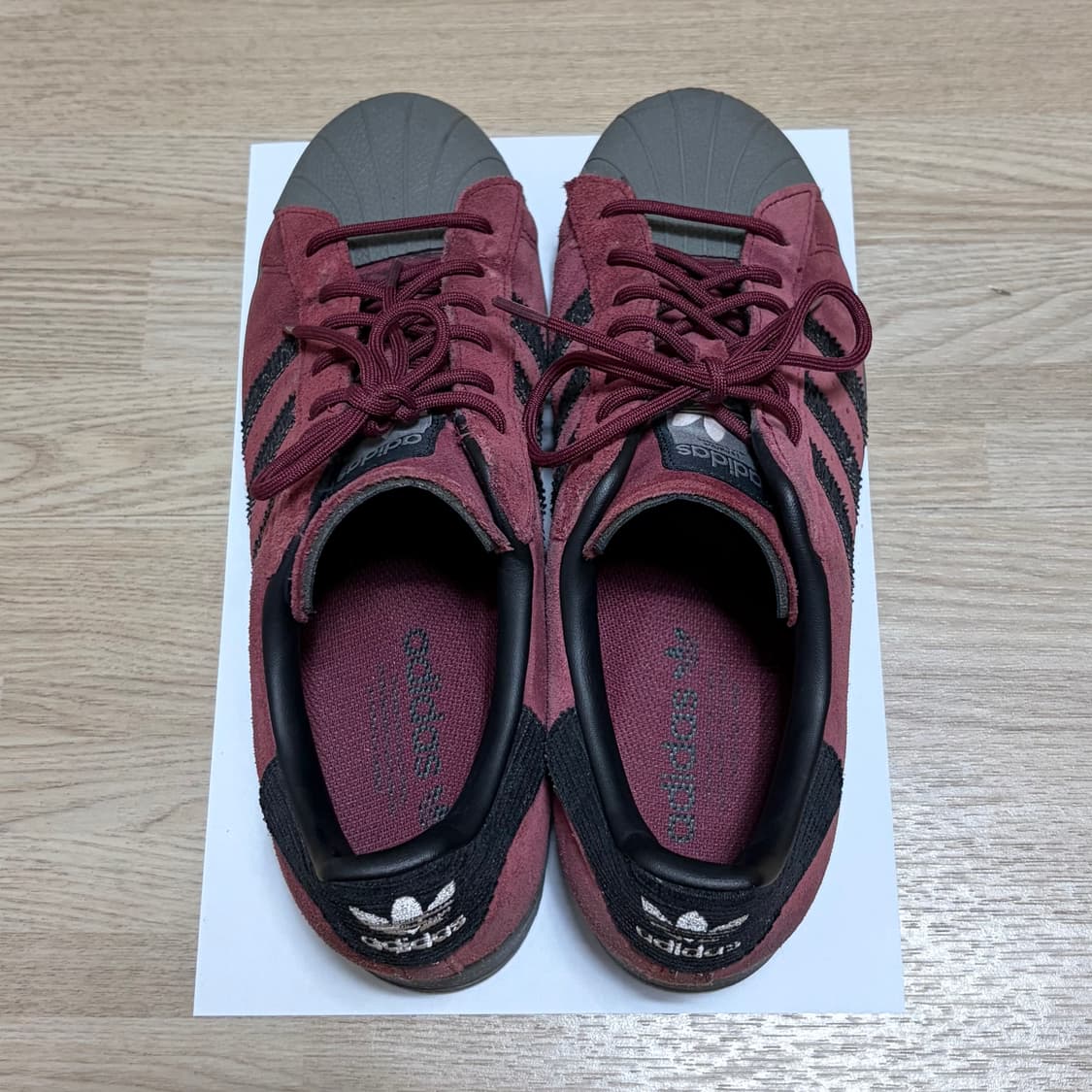 아디다스 슈퍼스타 쉐도우 레드 코어 블랙 상품이미지5