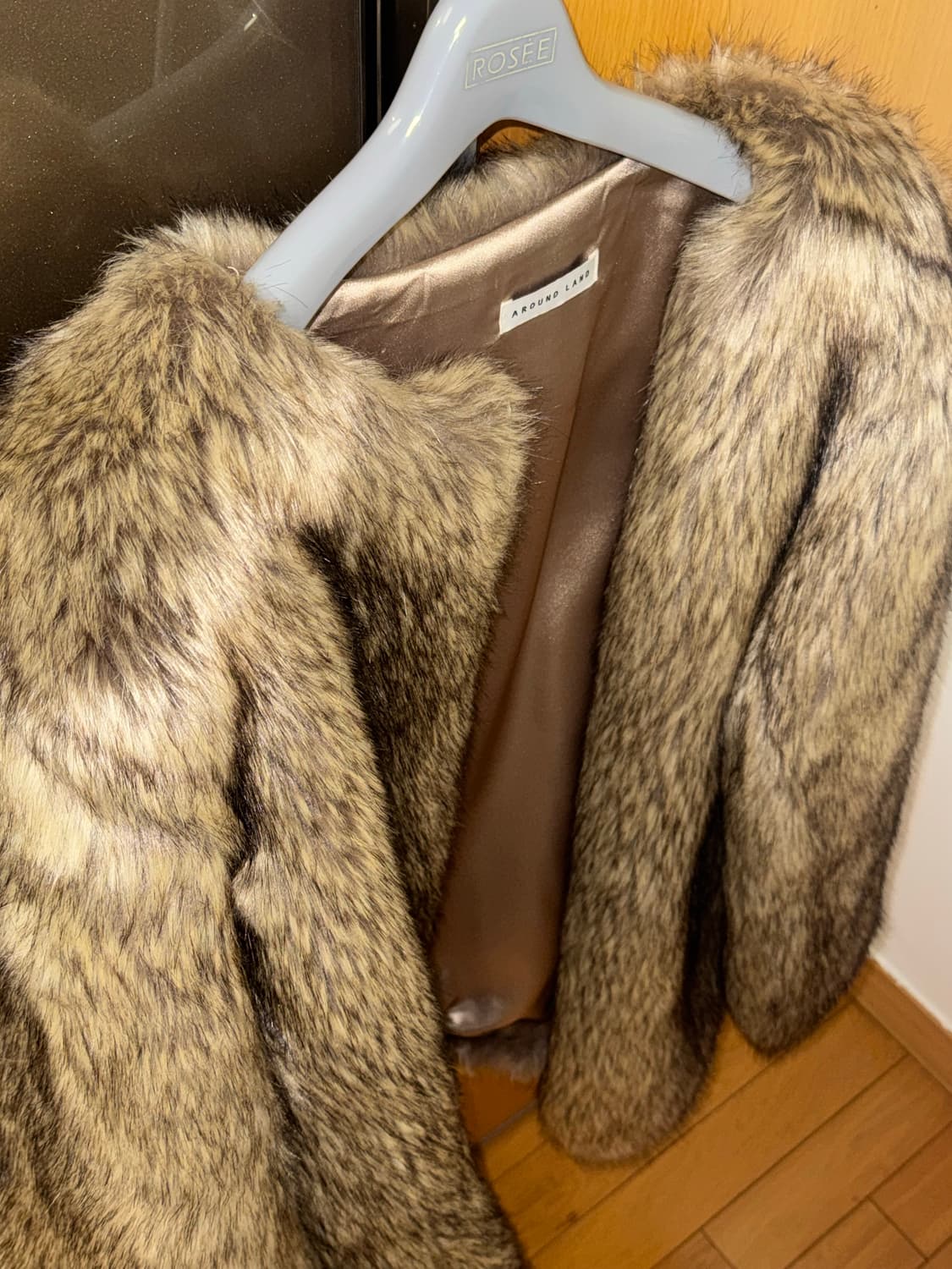 브라운 퍼 자켓 상품이미지1