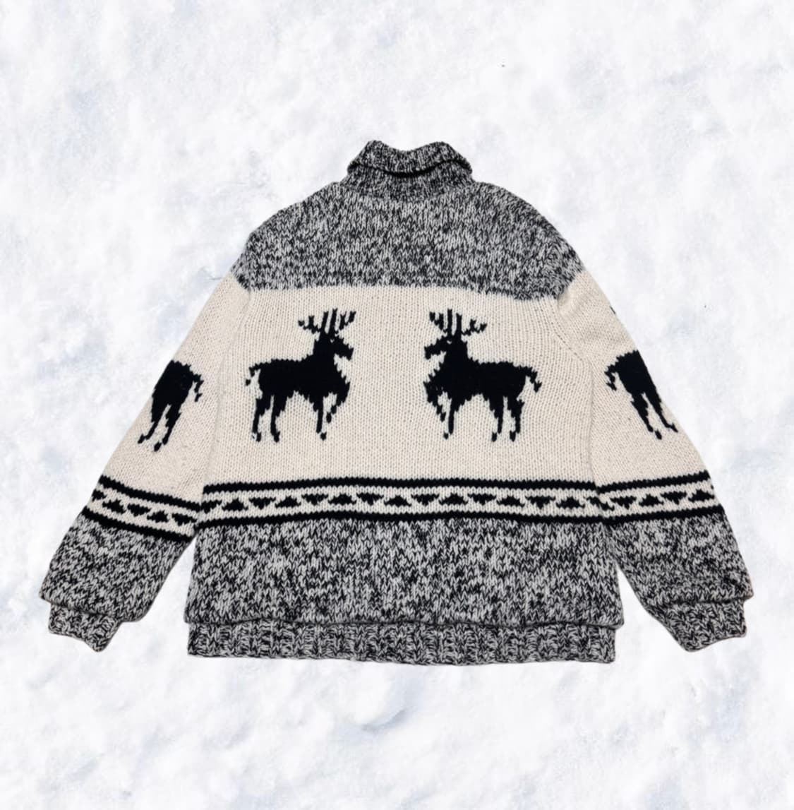 일본 유니클로 노르딕 순록 집업 상품이미지3