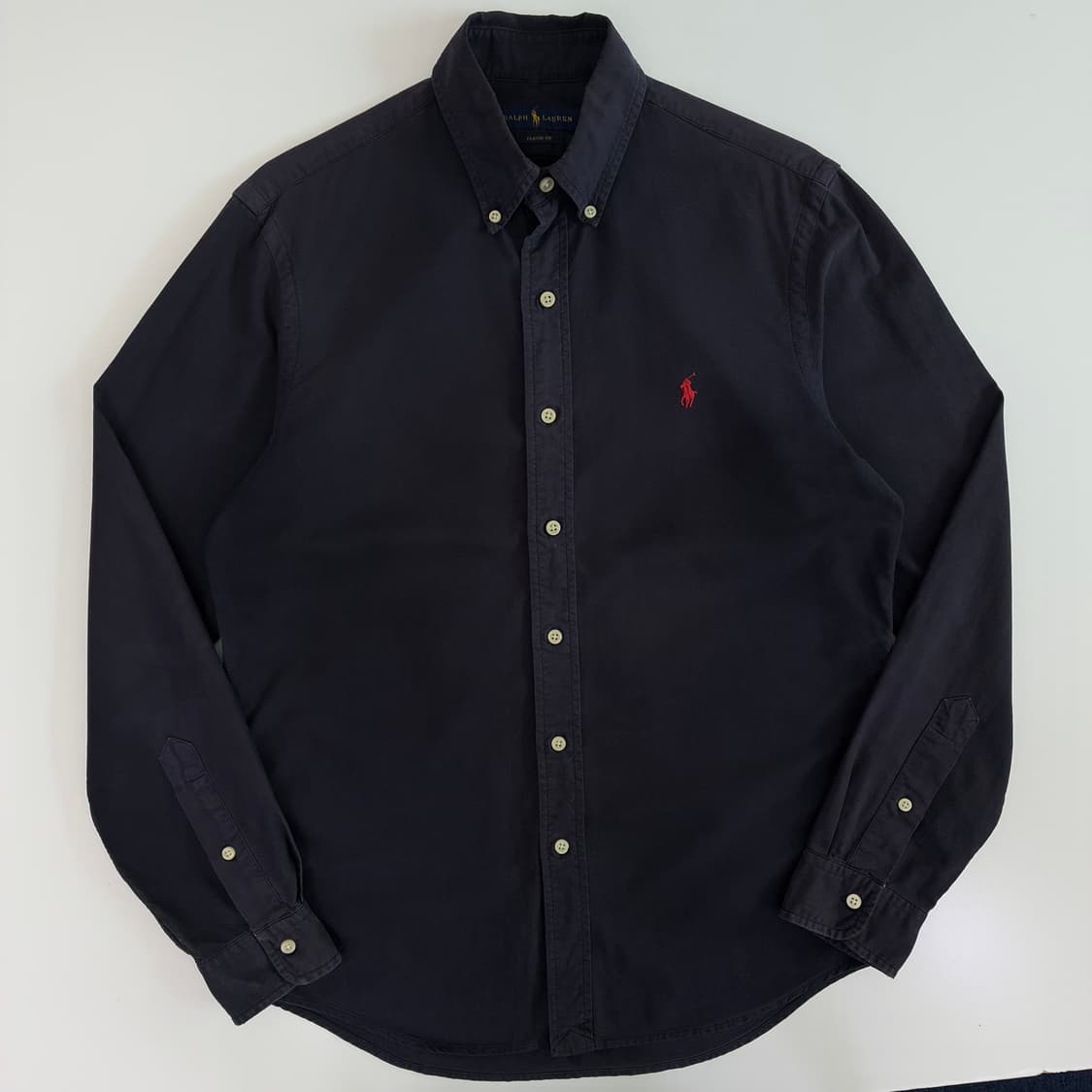 Polo 폴로 랄프로렌 신형 네이비 옥스포드 셔츠 상품이미지1
