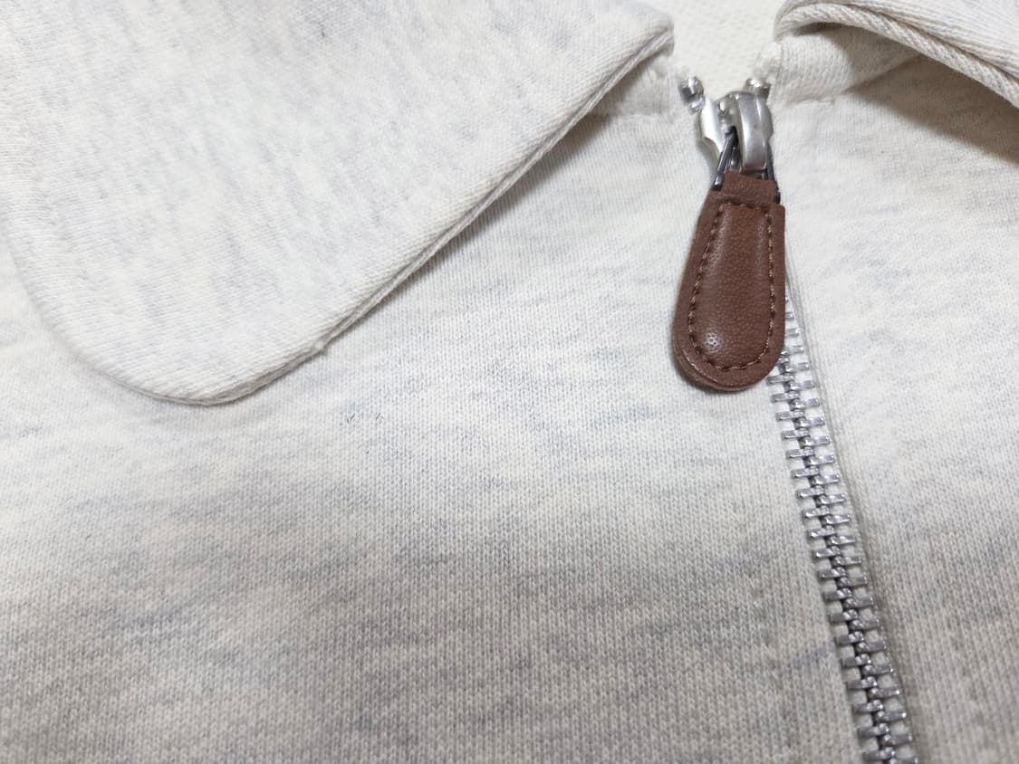 모디아티코(MODIATTICO) 라운드카라 하프집업티 프리사이즈 새상품 상품이미지5