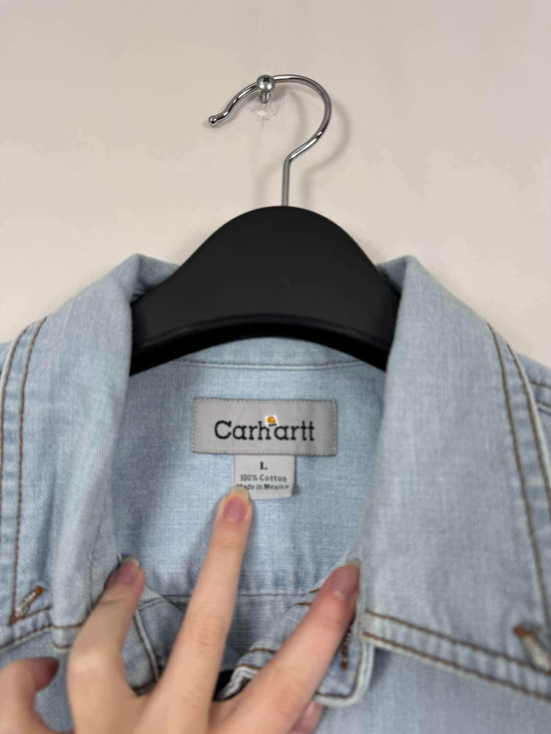 b126) 칼하트 워크 청셔츠 상품이미지3