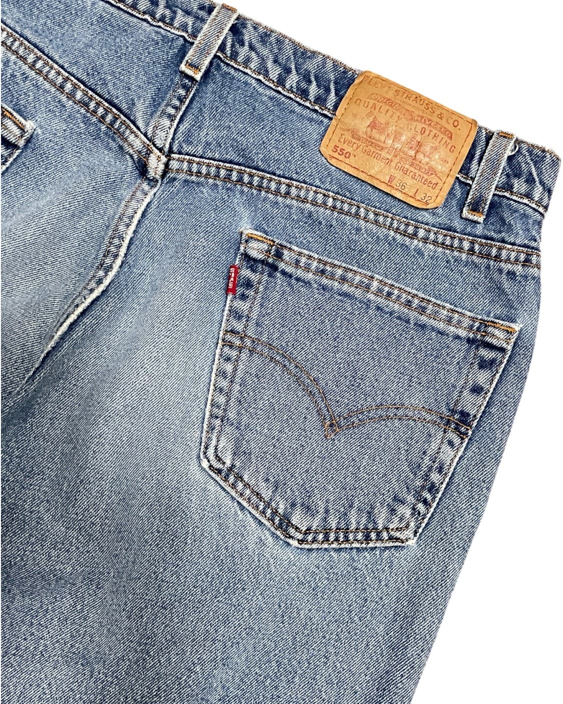 [36x32] 90s Levis 리바이스 550 릴렉스 핏 데님 팬츠 상품이미지4