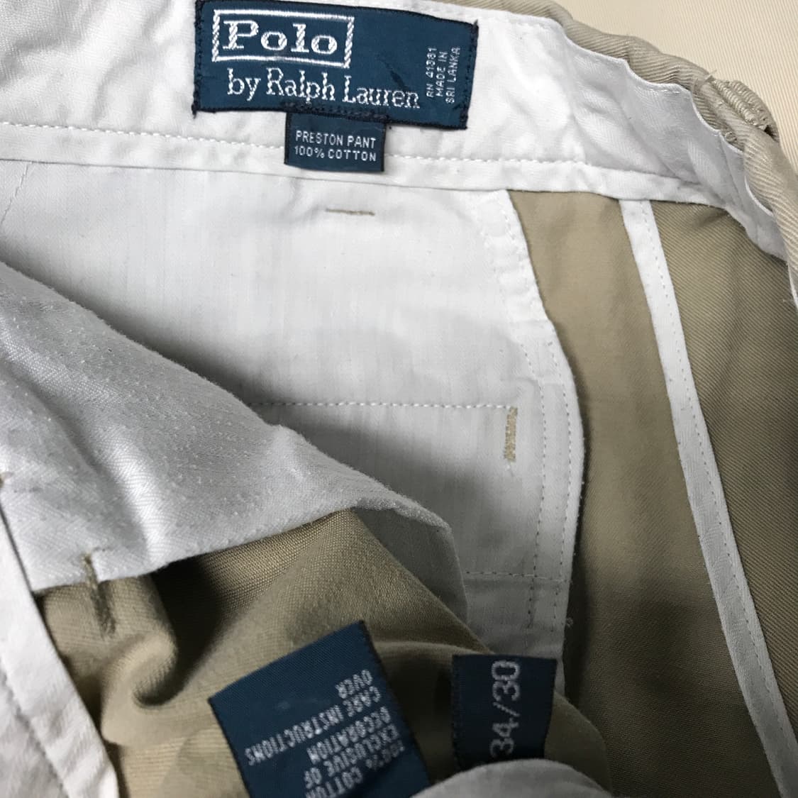 폴로 랄프로렌 베이지 치노 팬츠 34/30  상품이미지6