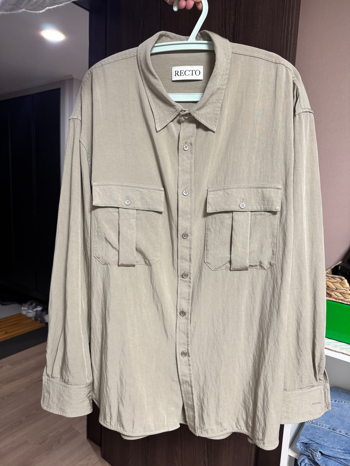 렉토 사파리 포켓 헌팅 몬타나 셔츠 L사이즈 판매 상품이미지1