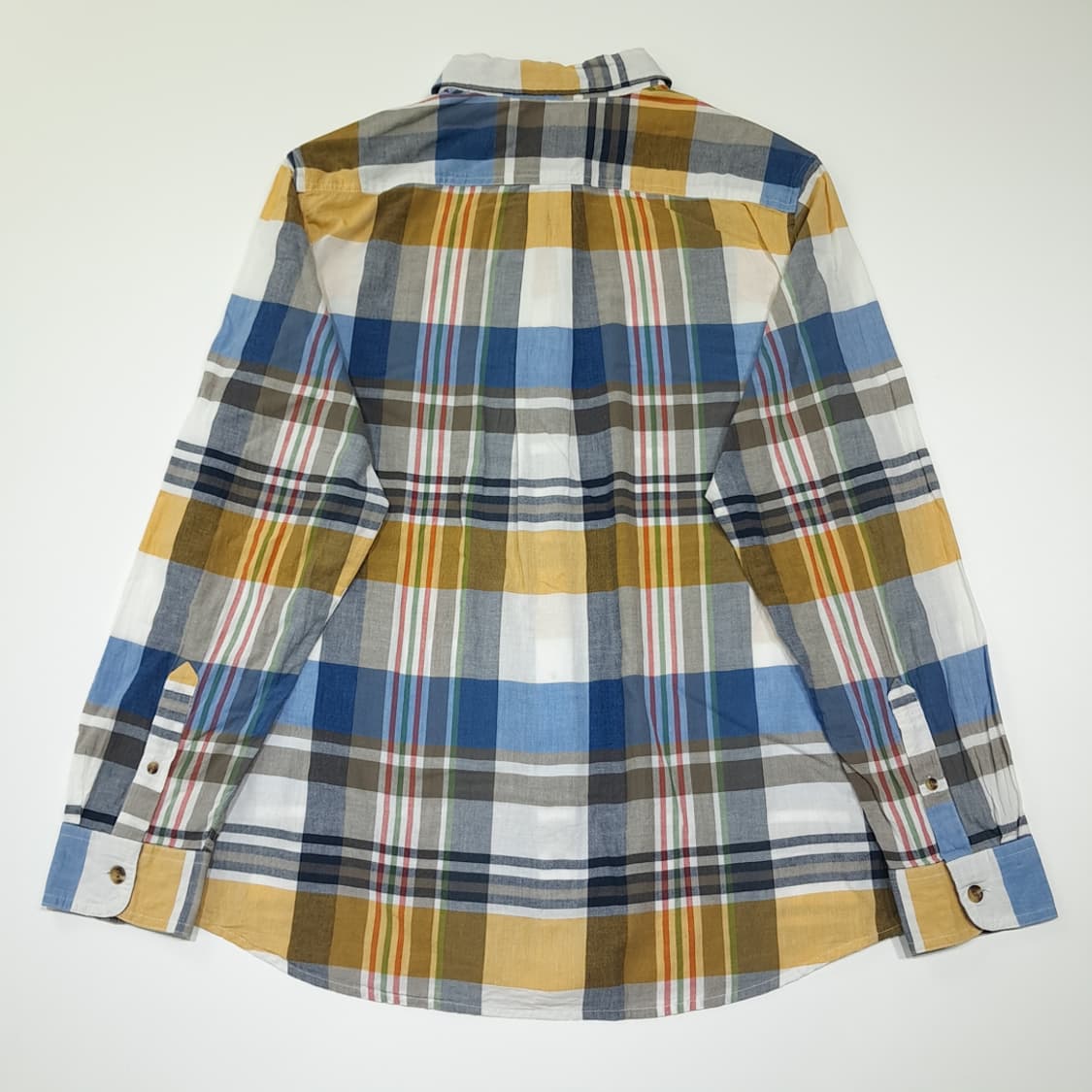 CK122 L 울리치 00s 버튼다운 프레피 마드라스체크 셔츠 남방 상품이미지7