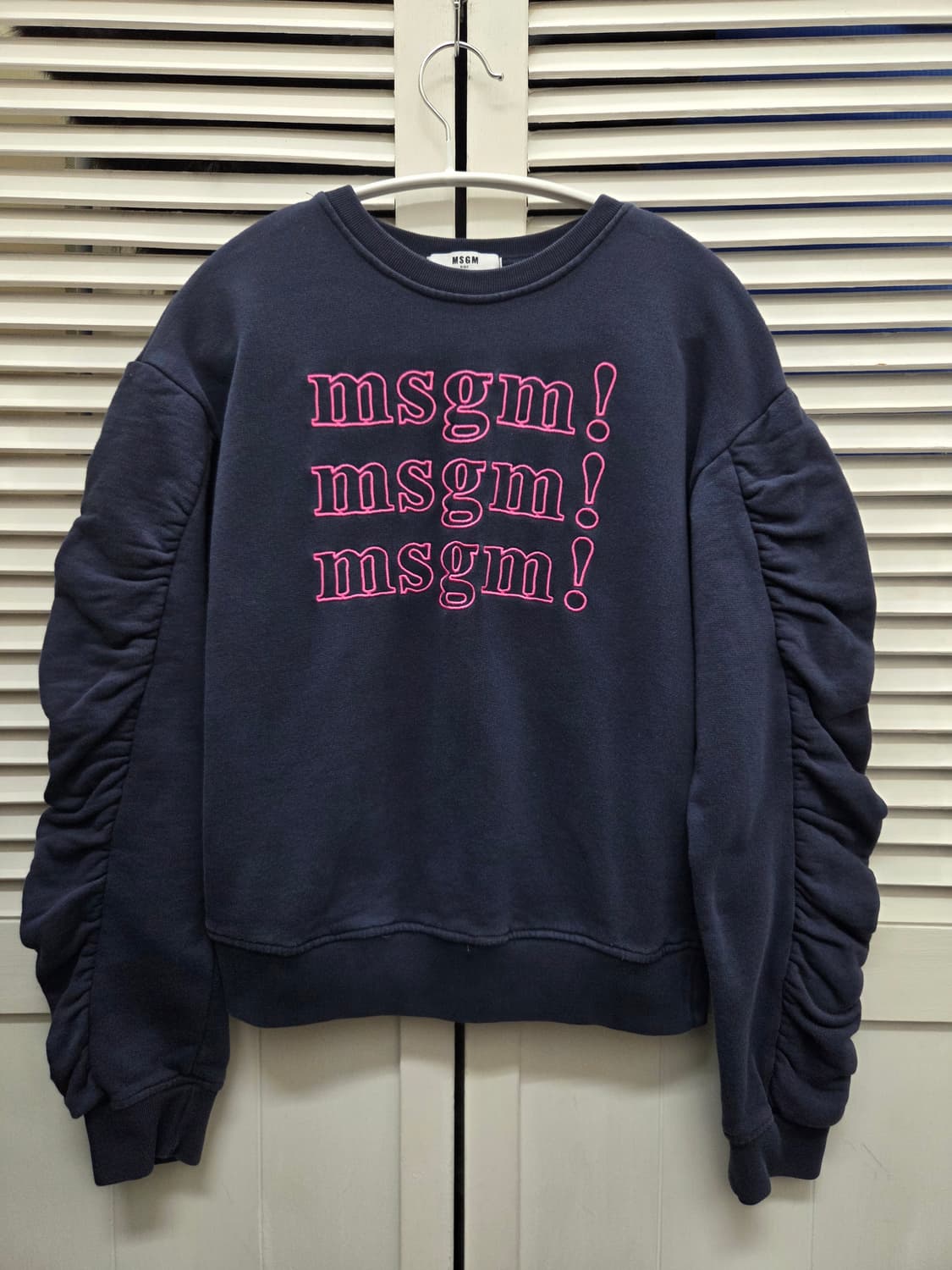 MSGM 키즈 셔링 맨투맨 상품이미지1