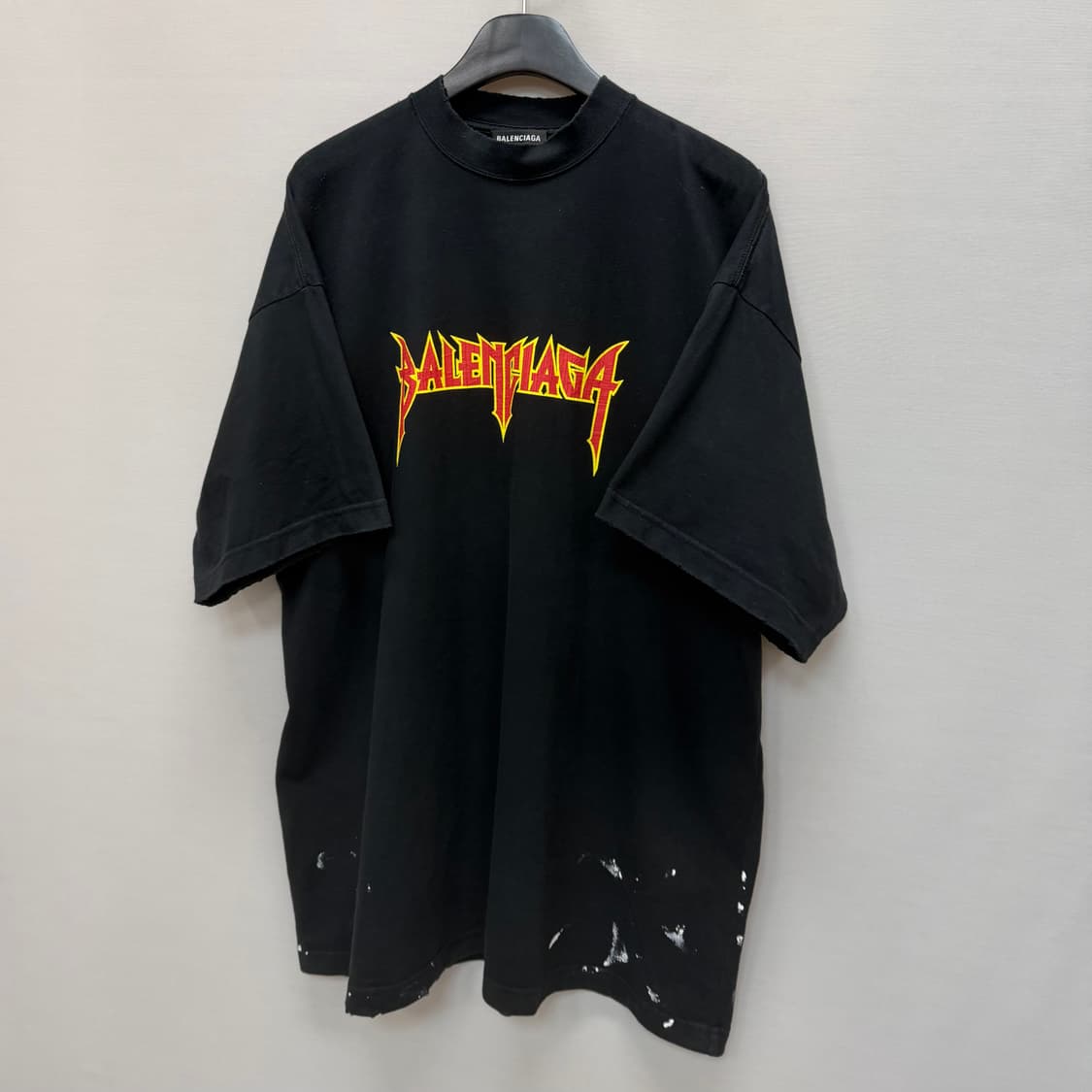 발렌시아가 그래픽 로고 빈티지 반팔티 (110) 상품이미지3